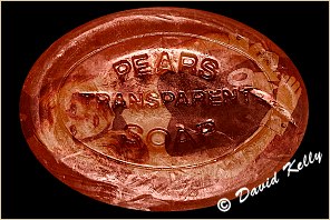 Pears soap bar transparency effect. Click to view larger version.